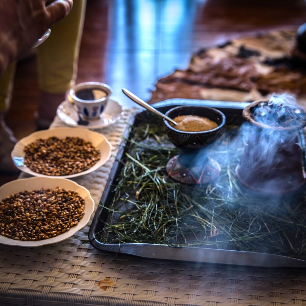 Roasting coffee beans and burning incense Your Ultimate Guide To The Best African Summer Travel Spots