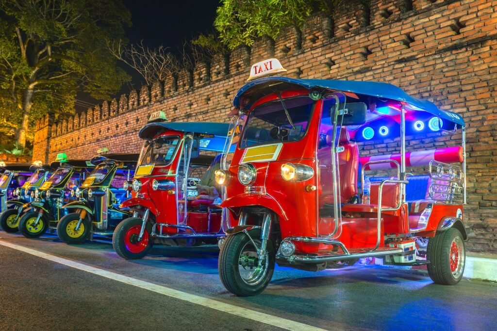 Tuk Tuk Thailand. Thai traditional taxi in Thailand. Your Ultimate Guide to the Best Asian Summer Destinations in 2025