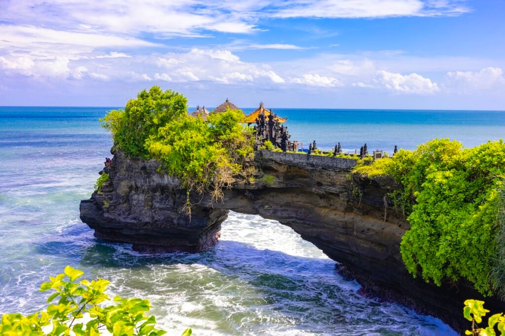 The Entrance Of Tanah Lot Temple, Bali Island, Indonesia