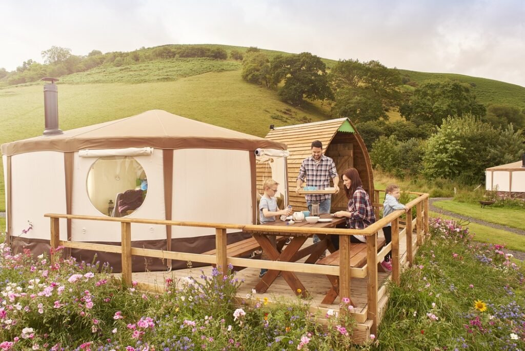 family yurt glamping seven springs wellness retreat Wellness Retreats,retreat,budget family wellness retreats