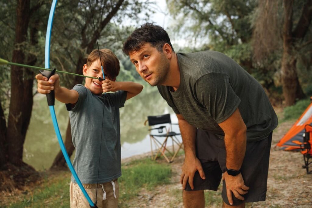 father son archery outdoor kripalu wellness retreat Wellness Retreats,retreat,budget family wellness retreats
